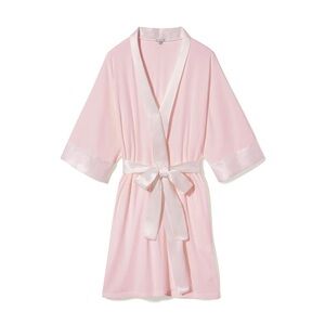 PJ HARLOW Shala Blush Rib Knit Kimono Robe size XS/S